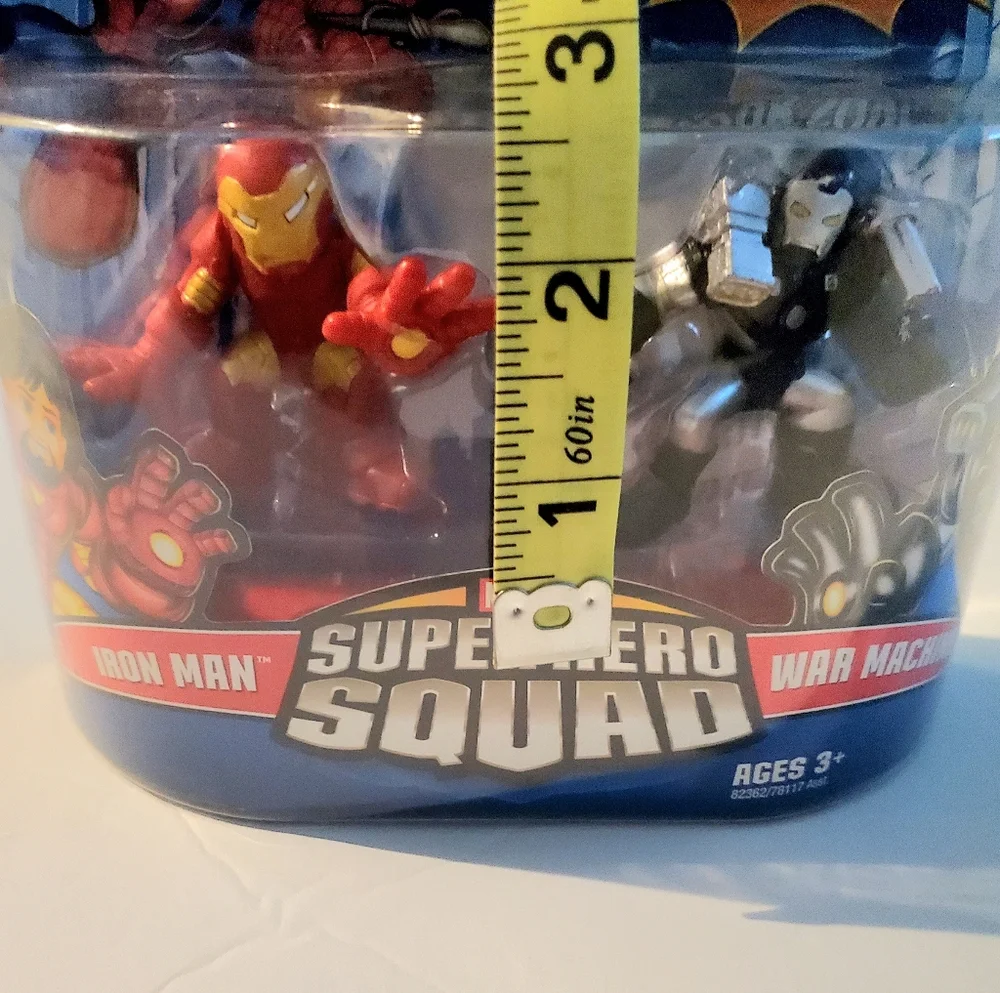 Marvel Super Hero Squad Iron Man & War Machine Figure Set 2019 2-Pk NIB *READ*